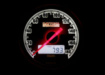 デイトナ　電気式スピードメーター(Φ60/LED照明)